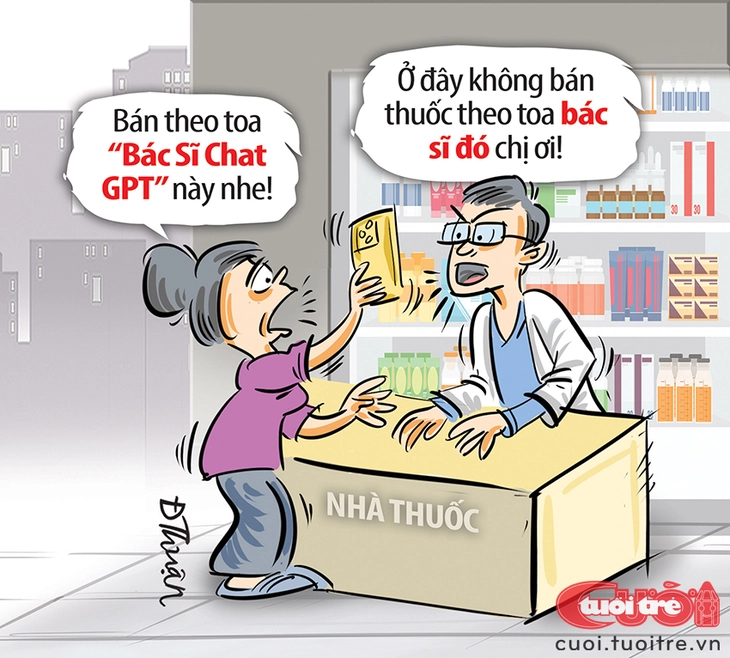 Nhà thuốc nói không với đơn thuốc AI - Ảnh 1.