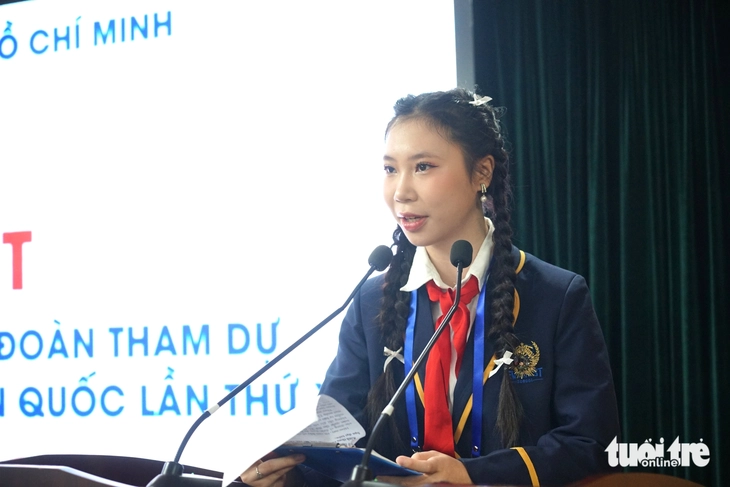 Bí thư Trung ương Đoàn biểu dương đại biểu thanh, thiếu nhi dự Đại hội Thi đua yêu nước - Ảnh 3.