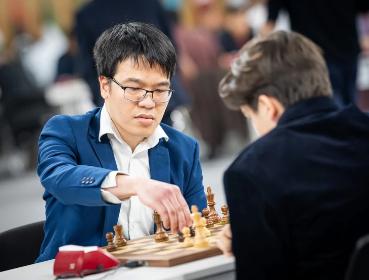 Lê Quang Liêm nhận hai thất bại liên tiếp tại Giải cờ vua nhanh và cờ chớp thế giới 2025 - Ảnh 1.
