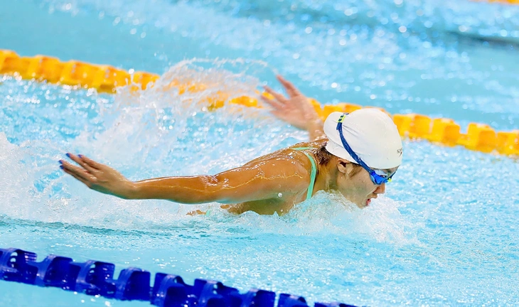 Kình ngư Mỹ Tiên: 'Tôi ngủ ít hơn bơi' - Ảnh 2. Mỹ tiên - Ảnh 2.