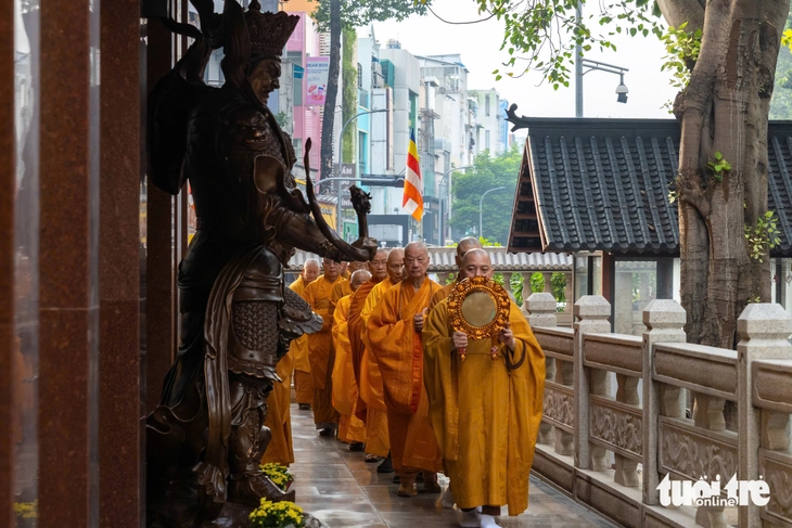 An vị vĩnh viễn xá lợi trái tim Bồ tát Thích Quảng Đức tại Việt Nam Quốc Tự - Ảnh 7. Thích Quảng Đức - Ảnh 6.
