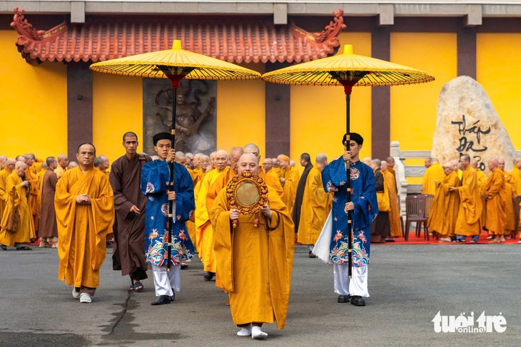 An vị vĩnh viễn xá lợi trái tim Bồ tát Thích Quảng Đức tại Việt Nam Quốc Tự - Ảnh 9. Thích Quảng Đức - Ảnh 8.