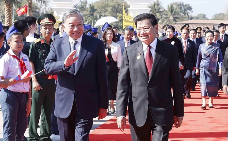 Việt - Lào và giai đoạn 'gắn kết chiến lược' - Ảnh 1. quan hệ Việt - Lào - Ảnh 1.
