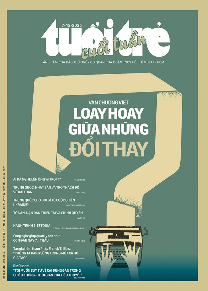 Tuổi Trẻ Cuối Tuần số 47-2025: Văn chương Việt loay hoay giữa những đổi thay - Ảnh 1.