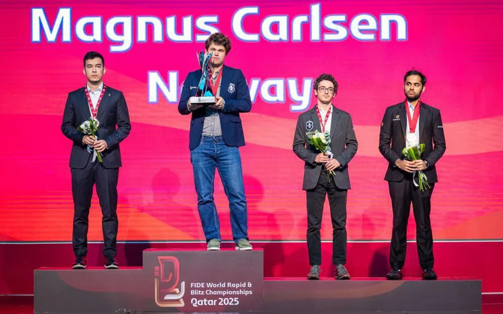 Magnus Carlsen khẳng định vị thế độc tôn tại Speed Chess Championship - Ảnh 3.