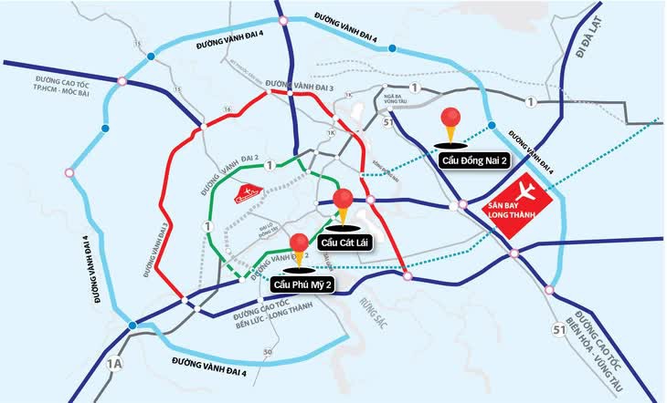 Đồng Nai nghiên cứu xây thêm cầu Đồng Nai 2 - Ảnh 1.