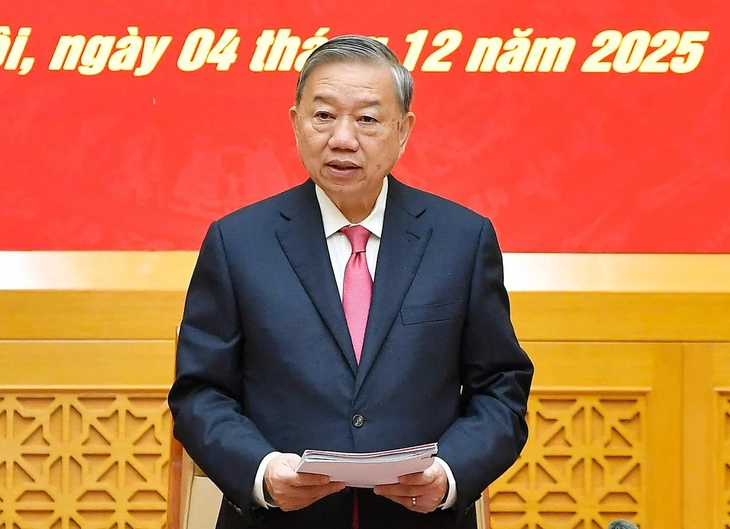 Tổng Bí thư Tô Lâm nêu 6 nhiệm vụ, phương châm '5 vững' xây dựng quân đội trong tình hình mới - Ảnh 1.