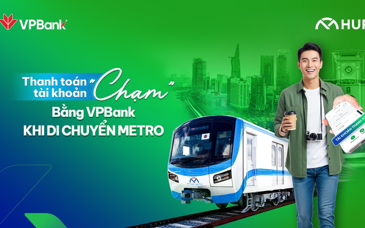 Hành khách metro thích thú trải nghiệm chạm thanh toán nhanh gọn của VPBank - Ảnh 4.