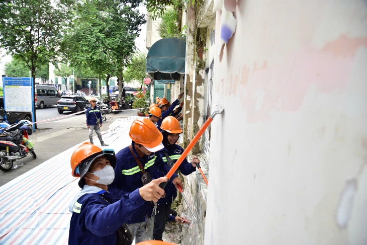 Khởi công 'làm đẹp' đường Lê Lợi, hầu hết nhà 'mặt tiền' đồng thuận - Ảnh 3.