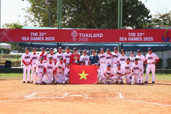 Bóng chày Việt Nam thua Lào 0-16 ở SEA Games 33 - Ảnh 1.