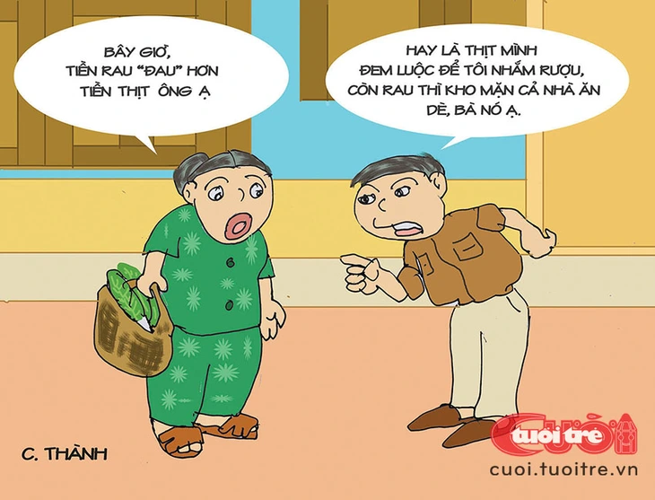 Nhà mình nghèo, tạm thời chỉ có thịt để ăn - Ảnh 3.