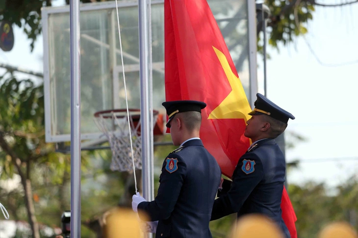 Đoàn thể thao Việt Nam dự lễ thượng cờ, sẵn sàng cho SEA Games 33 - Ảnh 2.