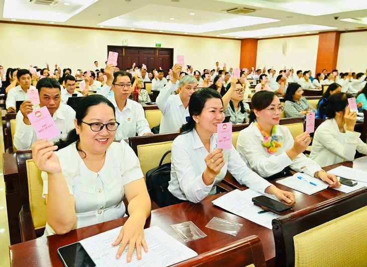 TP.HCM: Hiệp thương lần thứ nhất về người được giới thiệu ứng cử ĐBQH khóa XVI - Ảnh 6. TP.HCM: Hiệp thương lần thứ nhất về người được giới thiệu ứng cử ĐBQH khóa XVI - Ảnh 6.