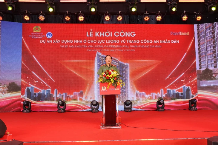 Triển khai dự án nhà ở cho lực lượng Công an nhân dân tại TP.HCM - Ảnh 1.