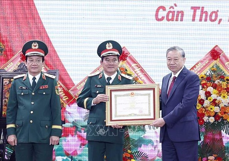 Tổng Bí thư Tô Lâm: Tập trung xây dựng lực lượng vũ trang Quân khu 9 cách mạng, chính quy, tinh nhuệ - Ảnh 3.