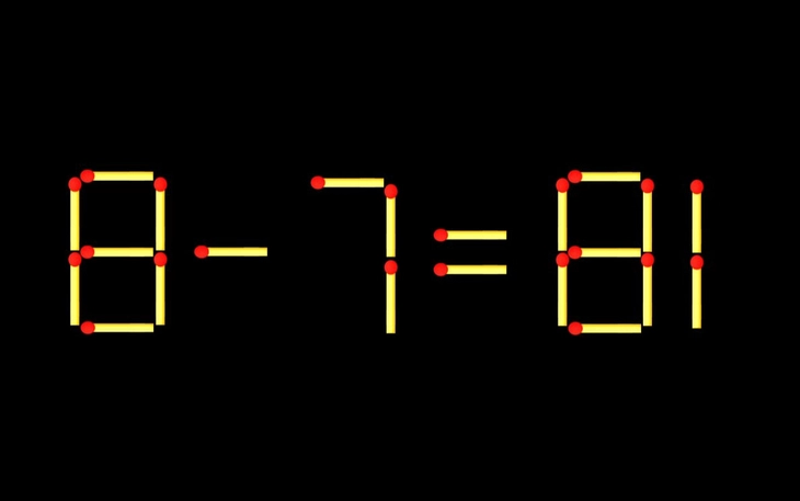 Thử tài IQ: Di chuyển một que diêm để 15+8=5 thành phép tính đúng - Ảnh 7.