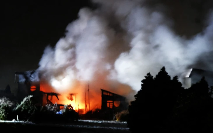 Nhật Bản triển khai drone trong công tác ứng phó thiên tai - Ảnh 1.