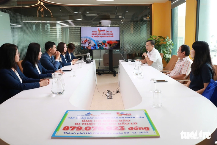 Tập đoàn Đất Xanh góp gần 880 triệu đồng, mong hỗ trợ tái thiết cuộc sống đồng bào miền Trung - Ảnh 3. đất xanh - Ảnh 3.