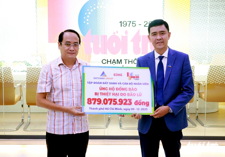 Tập đoàn Đất Xanh góp gần 880 triệu đồng, mong hỗ trợ tái thiết cuộc sống đồng bào miền Trung - Ảnh 4.