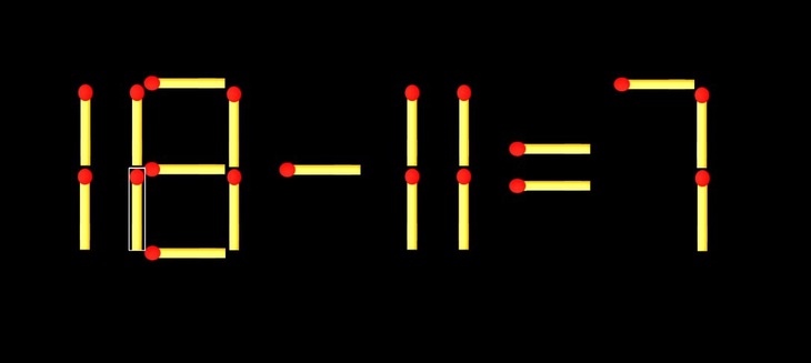 Thử tài IQ: Di chuyển một que diêm để 5+5=8 thành phép tính đúng - Ảnh 1.