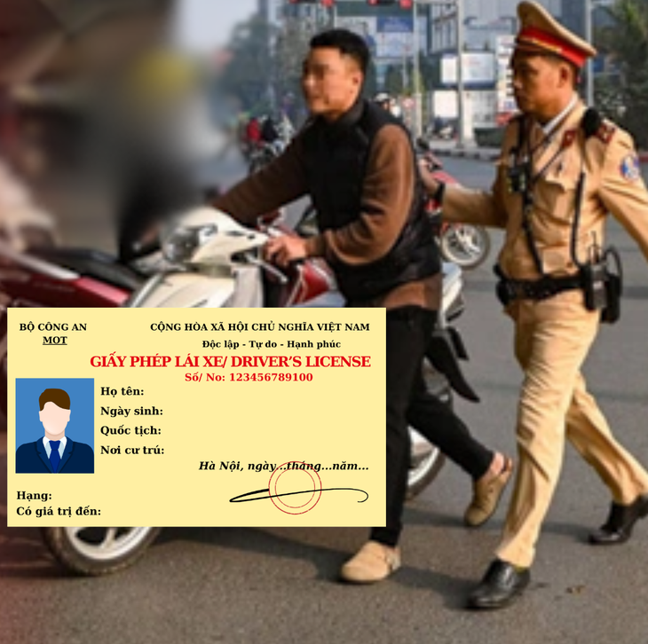 Người dân được 'xuất trình' thông tin trên trang điện tử về giấy phép lái xe - Ảnh 1.