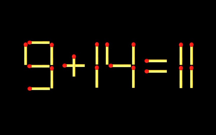 Thử tài IQ: Di chuyển một que diêm để 7+6=5 thành phép tính đúng - Ảnh 9.