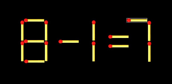 Thử tài IQ: Di chuyển một que diêm để 1-8=27 thành phép tính đúng - Ảnh 1.