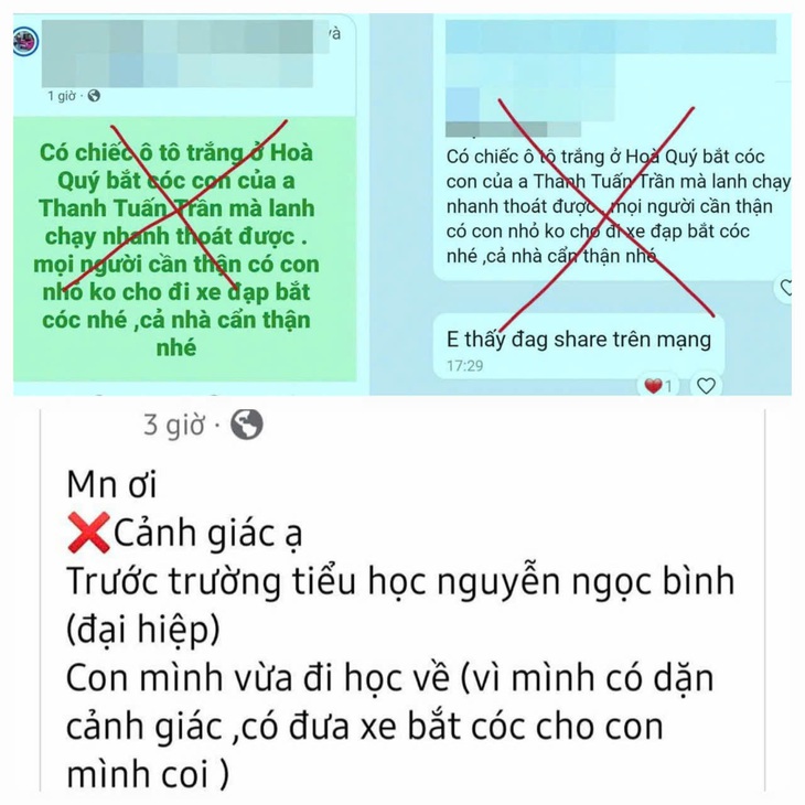 2 người bị công an mời làm việc vì đăng tin thất thiệt bắt cóc trẻ em - Ảnh 3.