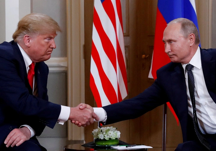 Điện đàm Trump - Putin chính thức bắt đầu - Ảnh 2.