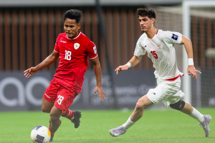 U20 Indonesia thua đậm Iran ở giải châu Á - Ảnh 1.