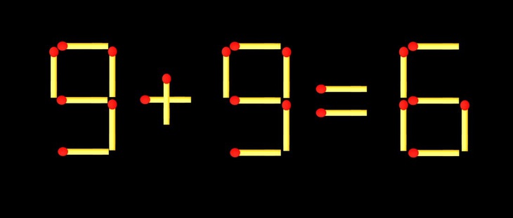 Thử tài IQ: Di chuyển một que diêm để 7+6=5 thành phép tính đúng - Ảnh 2.