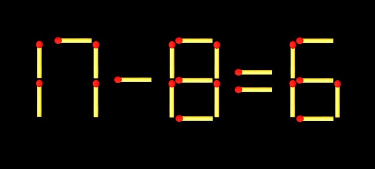 Thử tài IQ: Di chuyển một que diêm để 87+1=1 thành phép tính đúng - Ảnh 2.