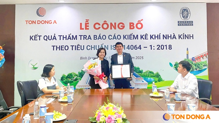 Tôn Đông Á đạt chứng nhận ISO 14064-1:2018 về kiểm kê khí nhà kính - Ảnh 2.