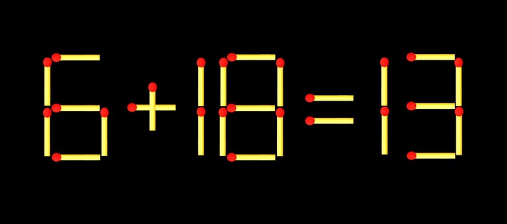 Thử tài IQ: Di chuyển một que diêm để 2x2=47 thành phép tính đúng - Ảnh 2.