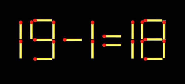 Thử tài IQ: Di chuyển một que diêm để 11+17=8 thành phép tính đúng - Ảnh 1.