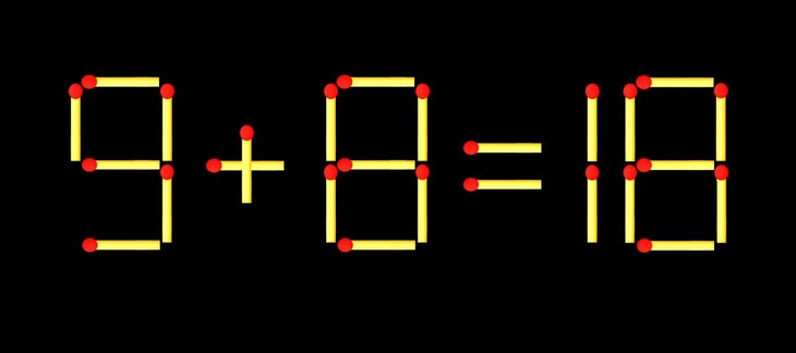 Thử tài IQ: Di chuyển một que diêm để 1+1=747 thành phép tính đúng - Ảnh 2.