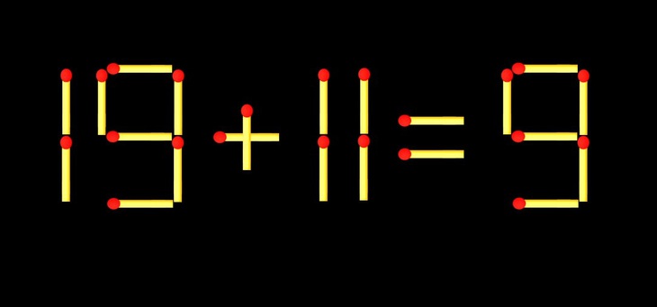 Thử tài IQ: Di chuyển một que diêm để 8+9=0 thành phép tính đúng - Ảnh 2.