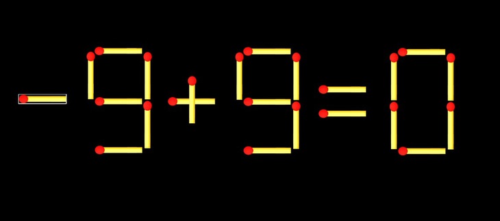 Thử tài IQ: Di chuyển một que diêm để 8+9=0 thành phép tính đúng - Ảnh 1.