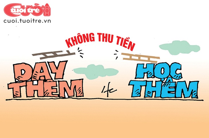 Dạy thêm học thêm: Miễn phí và thu tiền - Ảnh 1.