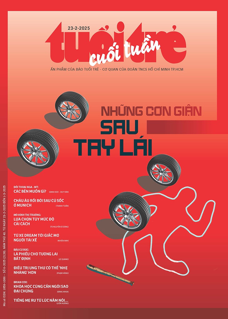 Tuổi Trẻ Cuối Tuần số 6-2025: Những cơn giận sau tay lái - Ảnh 1.