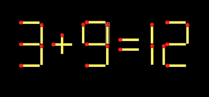 Thử tài IQ: Di chuyển một que diêm để 6+12=7 thành phép tính đúng - Ảnh 1.