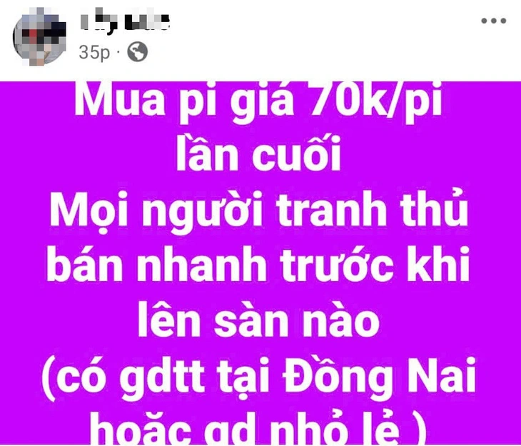 Ào ạt bài đăng 'Pi thủ' dặn nhau né và tố lừa đảo với miếng mồi 72.000 đồng/Pi - Ảnh 1.