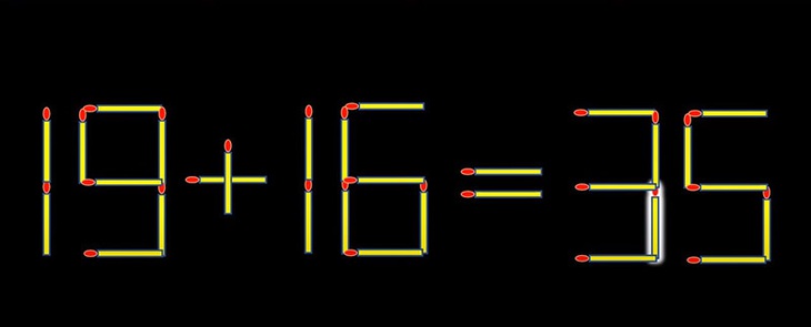 Thử tài IQ: Di chuyển một que diêm để 1+9=2 thành phép tính đúng - Ảnh 1.