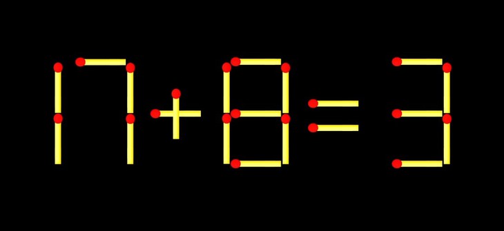 Thử tài IQ: Di chuyển một que diêm để 19-7=6 thành phép tính đúng - Ảnh 2.