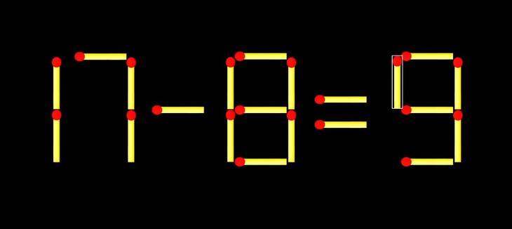 Thử tài IQ: Di chuyển một que diêm để 19-7=6 thành phép tính đúng - Ảnh 1.