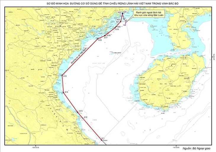 Tuyên bố của Việt Nam về đường cơ sở dùng để tính chiều rộng lãnh hải Việt Nam - Ảnh 1.