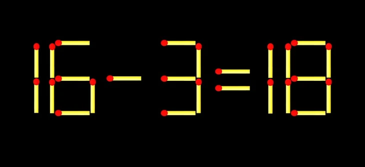 Thử tài IQ: Di chuyển một que diêm để 17+11=5 thành phép tính đúng - Ảnh 2.