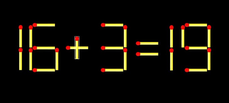 Thử tài IQ: Di chuyển một que diêm để 17+11=5 thành phép tính đúng - Ảnh 1.