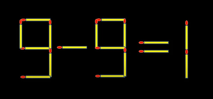 Thử tài IQ: Di chuyển một que diêm để 4-7=9 thành phép tính đúng - Ảnh 2.