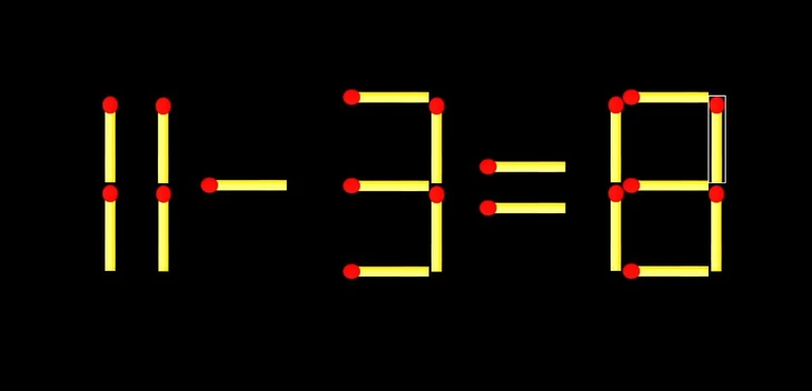 Thử tài IQ: Di chuyển một que diêm để 3-1=27 thành phép tính đúng - Ảnh 1.